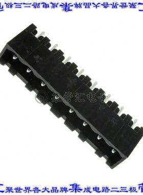 ELFH08250 端子块连接器8POS接头公引脚带罩5.08mm黑色垂直通孔