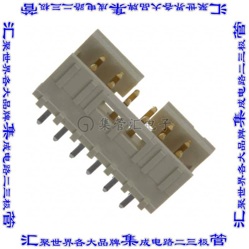 98414-G06-12ULF 针座连接器12POS接头2排2mm公形插针通孔直针镀