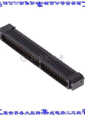 MECF-40-01-L-DV-WT 卡边缘连接器80POS母头2排1.27mm黑色镀金