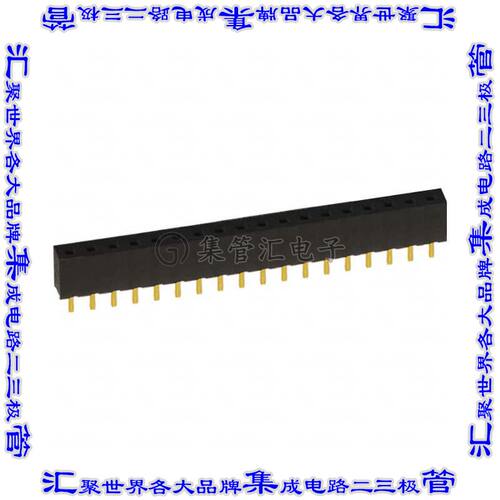 NPPN181BFCN-RC 针座连接器18POS插座2mm母形插口通孔直针镀金