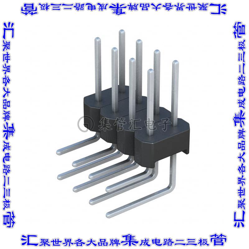 PREC004DBAN-M71RC 针座连接器8POS分离式2排2.54mm公形插针通孔