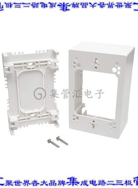 N080-SMB1-WH 接插件连接器SINGLE-GANG SURFACE-MOUNT JUNCTI