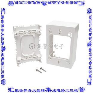 N080-SMB1-WH 接插件连接器SINGLE-GANG SURFACE-MOUNT JUNCTI