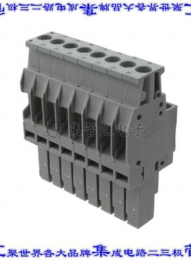 3045460 端子块连接器8POS插头母插口灰色自由悬挂