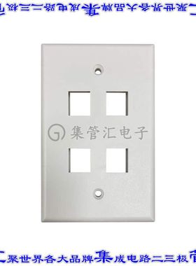 N042AB-004-IVM 接插件连接器SAFE-IT 4-PORT SINGLE-GANG KEYST