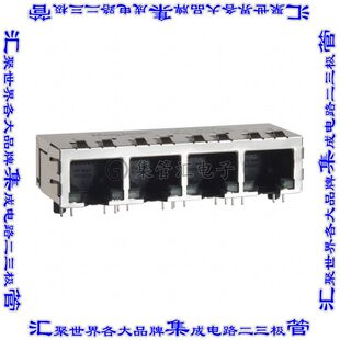 4PORT PCB JACK BASE 接插件连接器CONN 60105 100