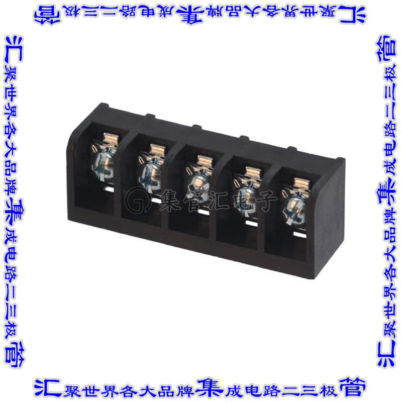 4PCV-05-006 端子块连接器5电路隔板接线座8.26mm螺钉带紧固板