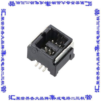 2077600671 针座连接器6POS接头2排1.25mm公形插针表贴SMD锡