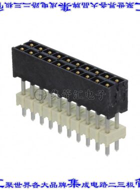 IPT1-110-04-L-D 针座连接器20POS接头2排2.54mm公形插针通孔直针