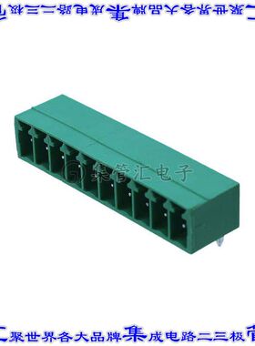 OSTOQ101251 端子块连接器10POS接头公引脚带罩3.5mm90DEG焊接