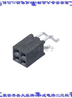 M22-6550242R 针座连接器4POS插座2排2mm叉状表贴SMD镀金