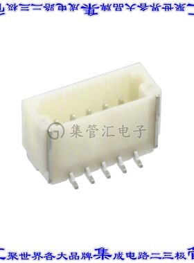 1734595-5 针座连接器5POS接头1mm公形插针表贴SMD锡