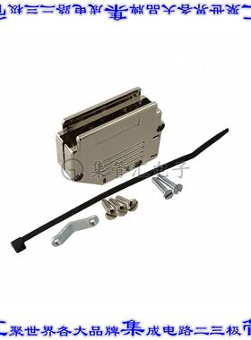 863093C37MLF 连接器37POS后壳90度180度屏蔽黑色