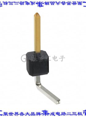 PBC01SBCN 针座连接器1POS分离式公形插针通孔直角镀金