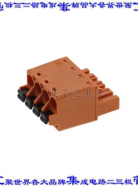 1013710000 端子块连接器4POS插头母插口5.08mm橙色自由悬挂