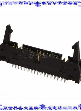 102321-8 针座连接器34POS接头2排2.54mm公形插针通孔直针镀金