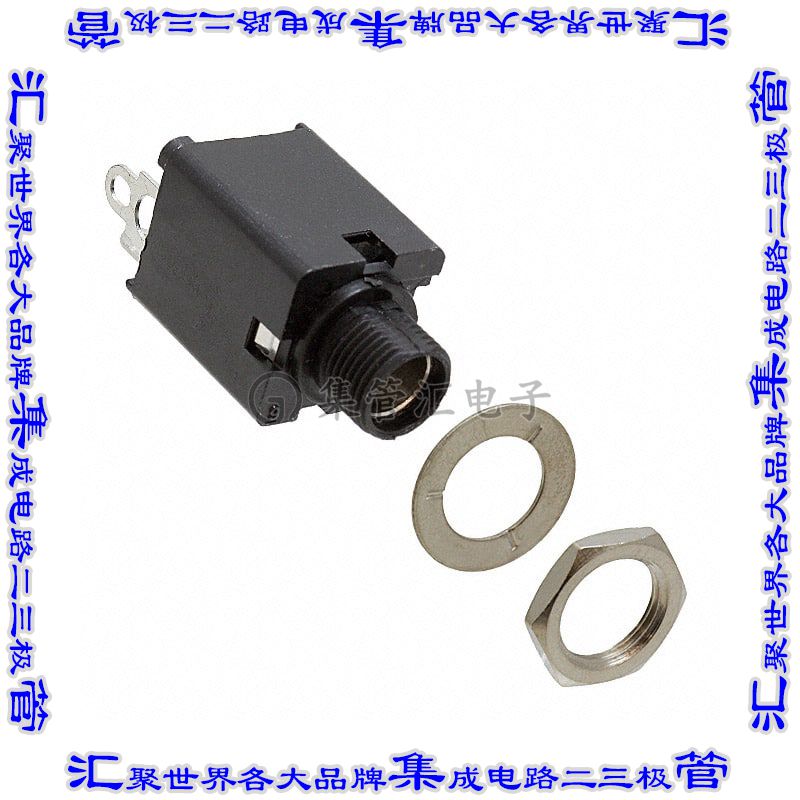 N112AX 接插件连接器CONN JACK MONO 6.35MM PNL MNT