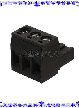 395200003 0395200003端子块连接器3POS插头母插口5mm黑色自由悬