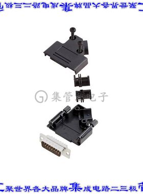 6355-0034-02 连接器15POS插头公引脚2排D-Sub自由悬挂