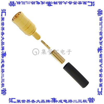 142186 同轴连接器SMB插头母形插口焊接50欧姆自由悬挂