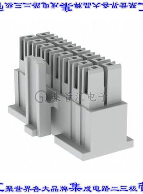 IPD1-08-D 矩形连接器外壳16POS插座2排2.54mm母形插口白色自由悬