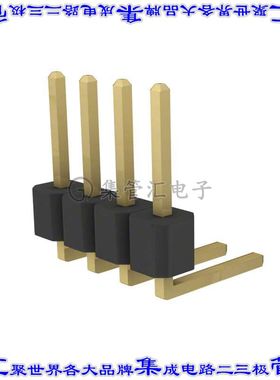 PRPC004SBAN-M71RC 针座连接器4POS分离式2.54mm公形插针通孔直角