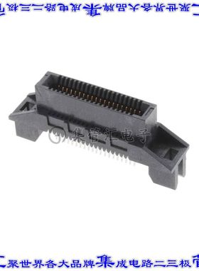 MEC8-120-02-L-D-EM2 卡边缘连接器40POS母头2排0.8mm黑色镀金