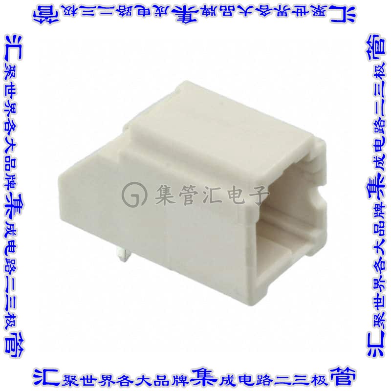 DF1E-2P-2.5DS(35) 针座连接器2POS接头2.5mm公形插针通孔直角锡