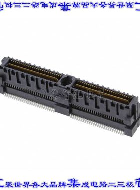 QMS-052-09.75-SL-D-A 板对板连接器104POS接头外罩触点2排0.64mm