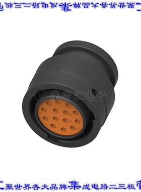 HDP26-18-14SE 圆形连接器14POS插头外壳用于母插口黑色自由悬挂