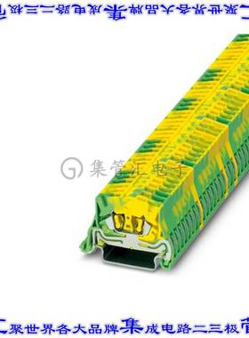 3244148 端子块连接器2POS接地地面5.2mm绿色黄色12-28AWG