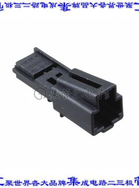 1-1534155-1 矩形连接器外壳2POS插头公形引脚黑色自由悬挂