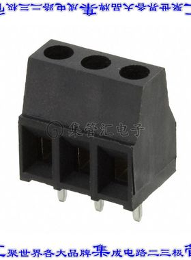 ELVM03100 线对板连接器3POS接线端子3.81mm通孔水平带板