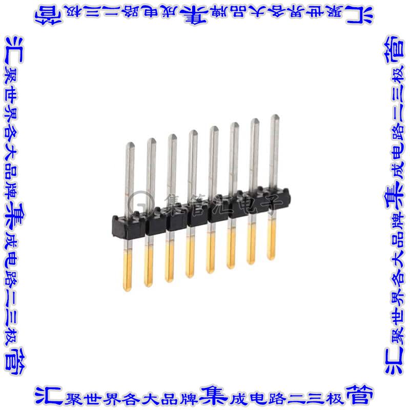 MTMM-108-07-L-S-170 针座连接器8POS可切割2mm公形插针通孔直针