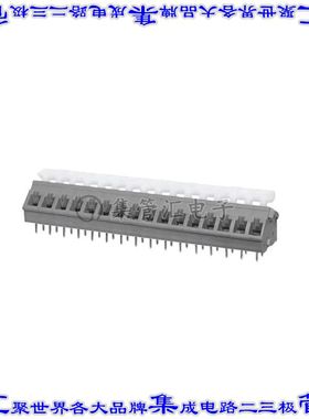 TBL005A-500-16GY-2WT 线对板连接器16POS接线端子5mm通孔45角度