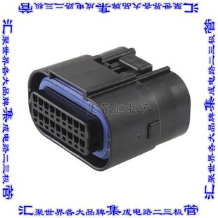 MX23A18SF1 矩形连接器外壳18POS插座2排2.5mm母形插口黑色自由悬