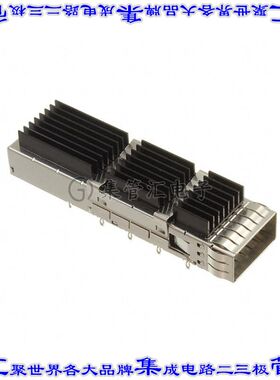 2031431350 插拔式连接器机架QSFP-DD通孔直角压配