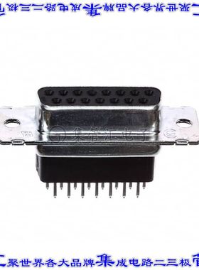 745185-7 连接器15POS插座母插口2排D-Sub通孔