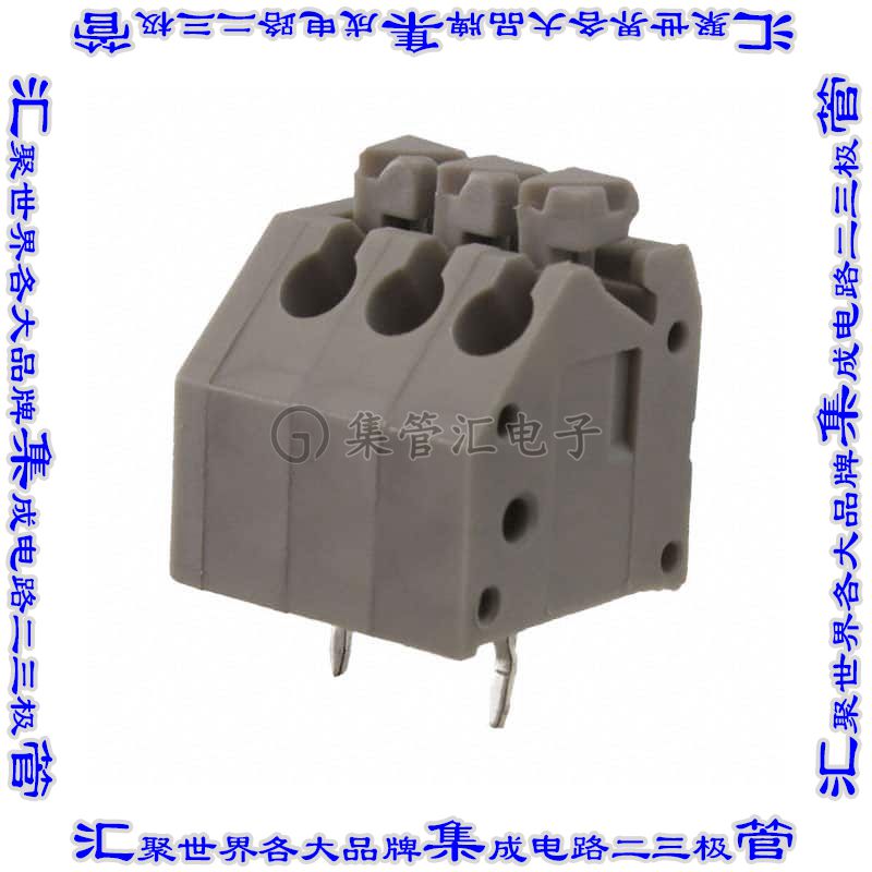 EB59A-03-A 线对板连接器3POS接线端子3.5mm通孔水平带板