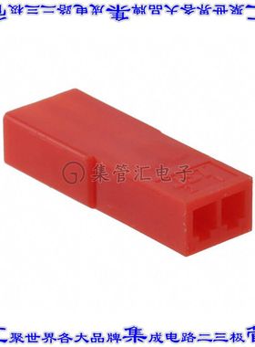 SYR-02T 矩形连接器外壳2POS插座2.5mm公形引脚红色自由悬挂
