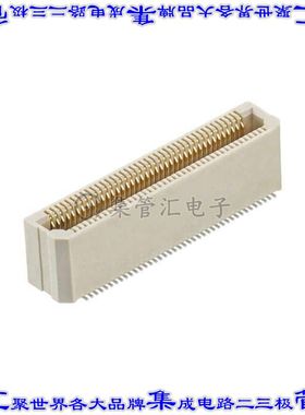 M58-2500842R 板对板连接器80POS插座外罩触点2排0.5mm表贴SMD镀