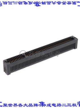 PCIE-G4-08-01-F-DV-WT-K-TR 卡边缘连接器98POS母头2排1mm黑色镀
