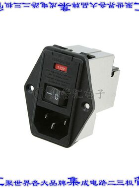 1-6609103-1 电源接入连接器3POS插座公插片模块IEC320-C14面板安
