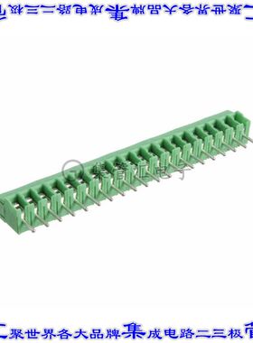 1709678 线对板连接器20POS接线端子3.5mm通孔水平带板