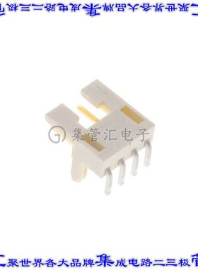 91269-104LF 针座连接器4POS接头2mm公形插针通孔直角镀金