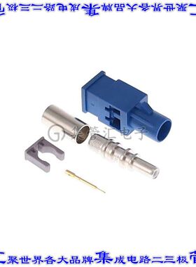 FK0MCG 同轴连接器SMB插头公引脚压接50欧姆自由悬挂