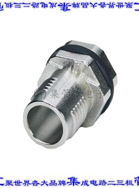 1436709 圆形连接器插件壳银色面板安装