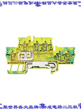 1924470000 端子块连接器6POS接地地面5.1mm绿色黄色12-30AWG