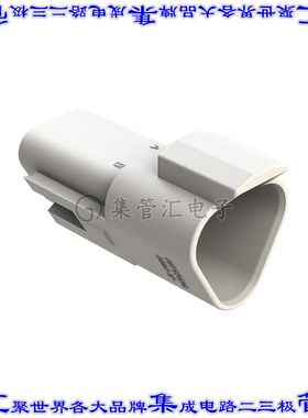 AT04-3P-WHT 矩形连接器外壳3POS插座2排公形引脚白色自由悬挂