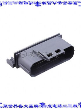 MX23A34NF6 针座连接器34POS接头2排2.5mm公形插针通孔直角锡